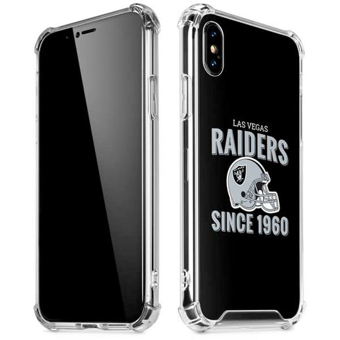 NFL Las Vegas Raiders Helmet iPhone XS Max Clear Case